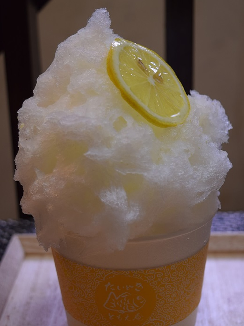たいやき ともえ庵-広島大長レモンの氷